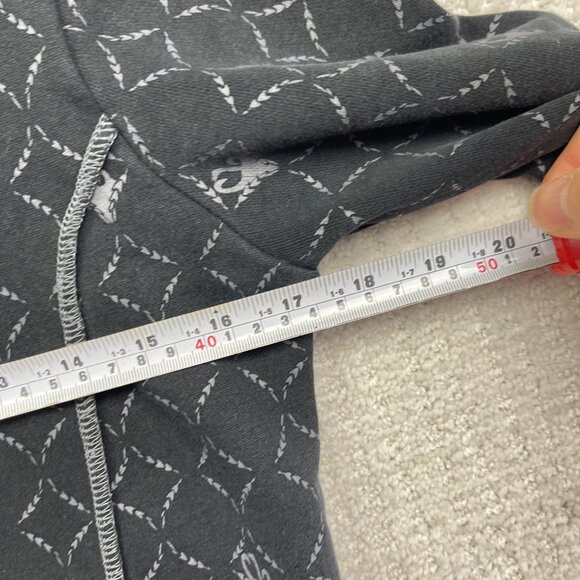 Vintage Split USA Hoodie Women S Black 90s Faded Skateboards Button Up Punk Emo - Picture 8 of 14